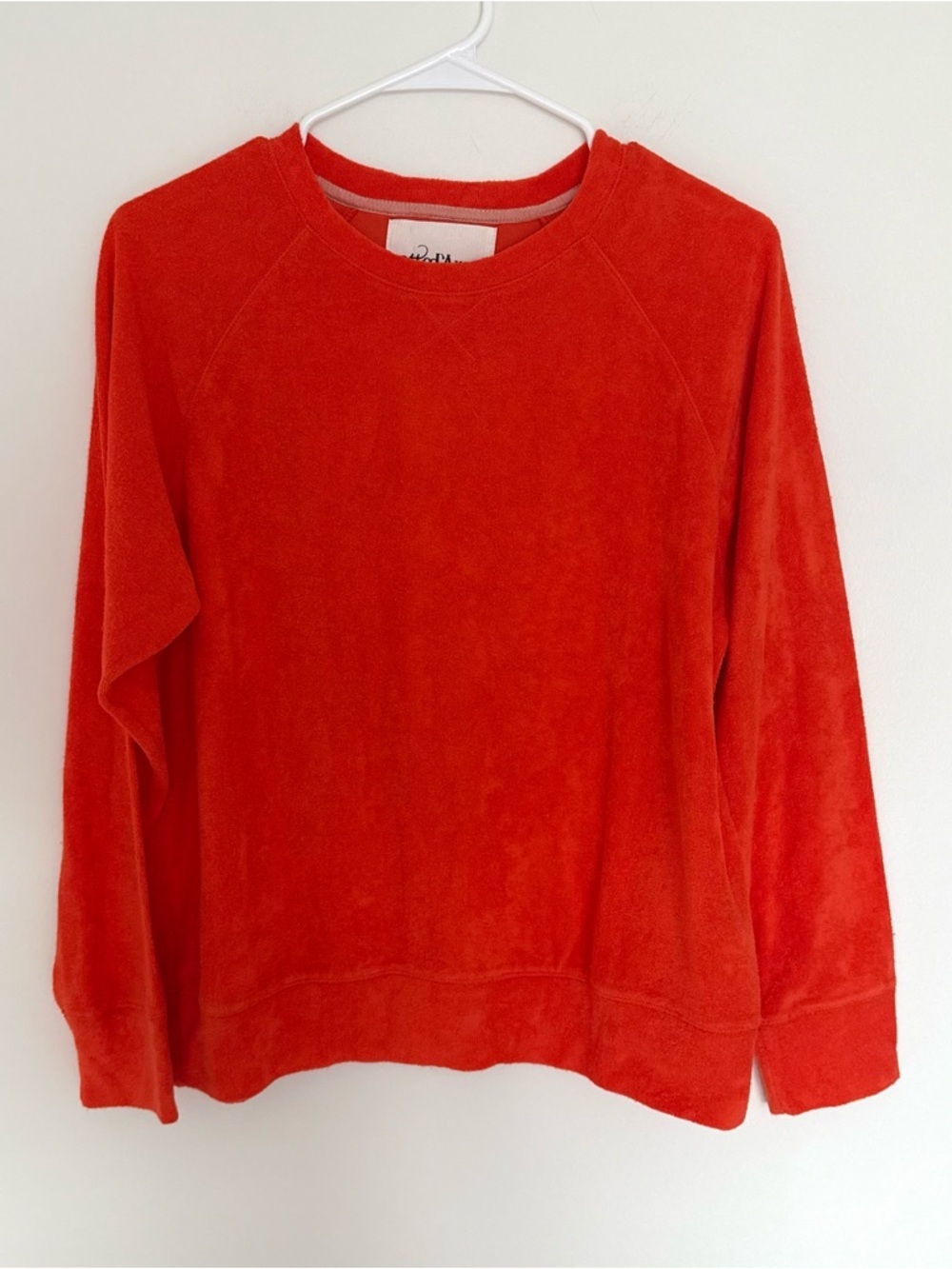 ottod’Ame Orange Terry Cloth Sweater